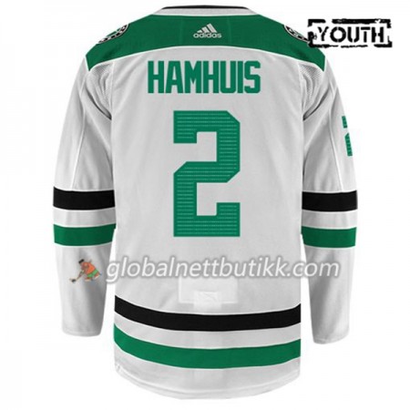 Dallas Stars Hockeydrakt DAN HAMHUIS 2 Hvit Adidas Authentic - Barn